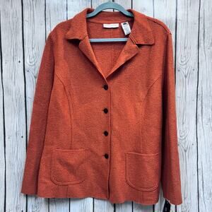 NWT Valerie Stevens  II Wool Blend Jacket Size 14W